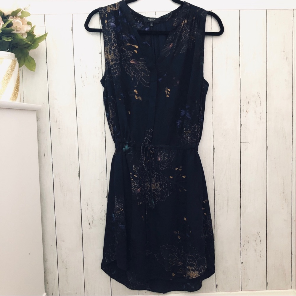 Aritzia Babaton Benedict silk sleeveless dress